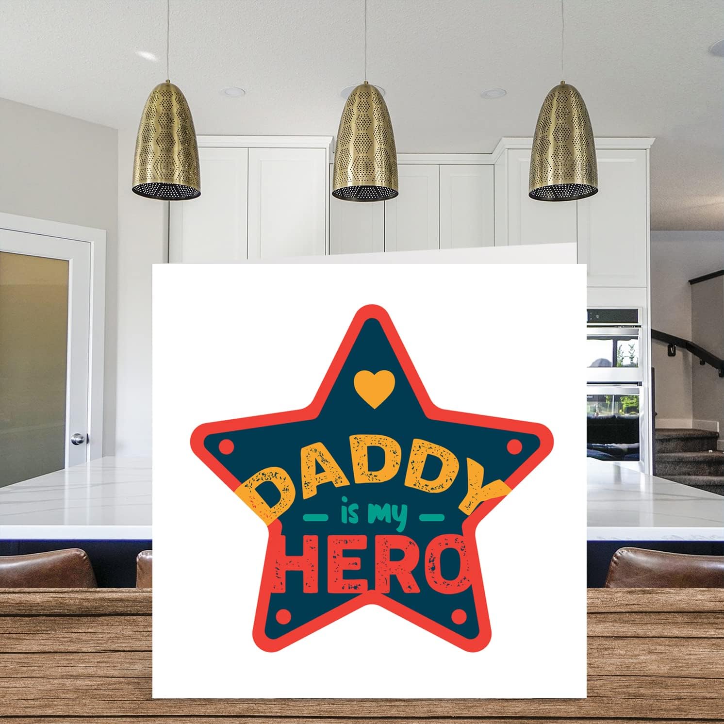 Stuff4 Cute Birthday Cards for Daddy - Daddy Is My Hero - Heartfelt Happy Birthday Card for Dad from Son Daughter, Father Gifts, 145mm Father's Day Greeting Cards Gift Dad Papa