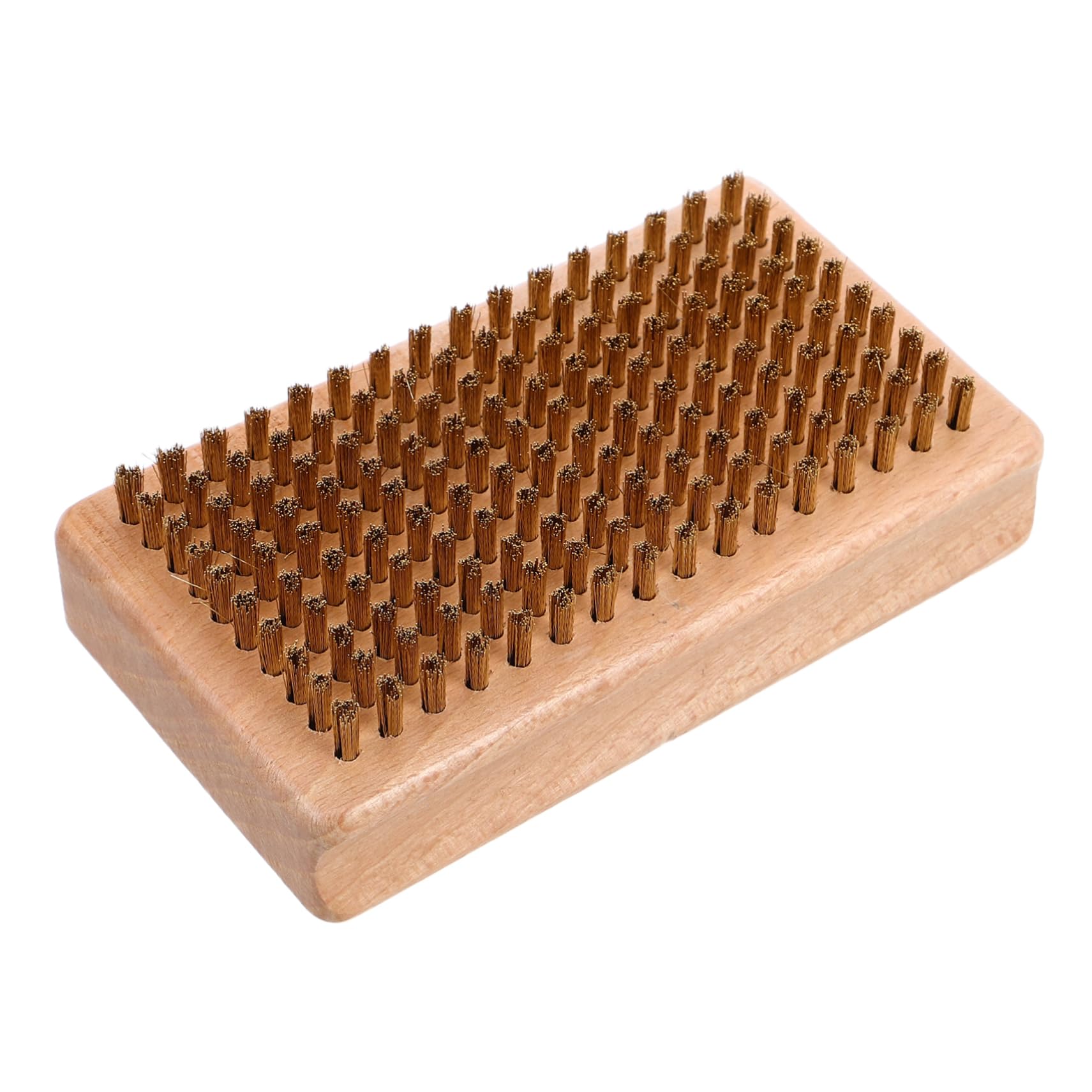 Anneome Ski Board Brush with Copper Wire Ergonomic Handle Multipurpose Tool for Efficient Waxing Cleaning Durable Construction for All Ski Essential Skiing Accessory