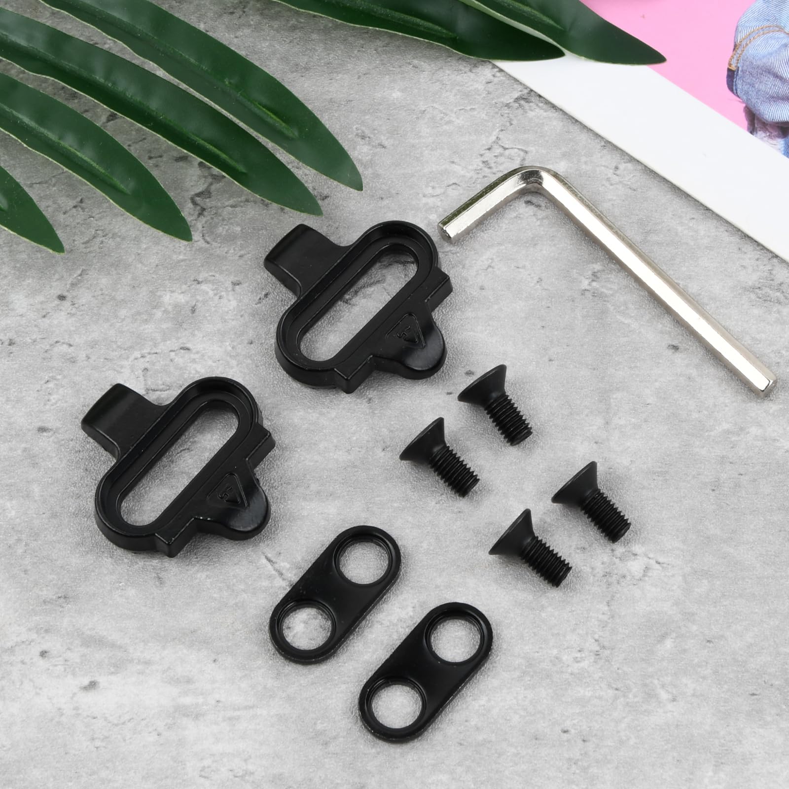 Tacchette Per Pedali SPD | Set MTB E Bici Da Corsa | Acciaio Inox - Foto 8