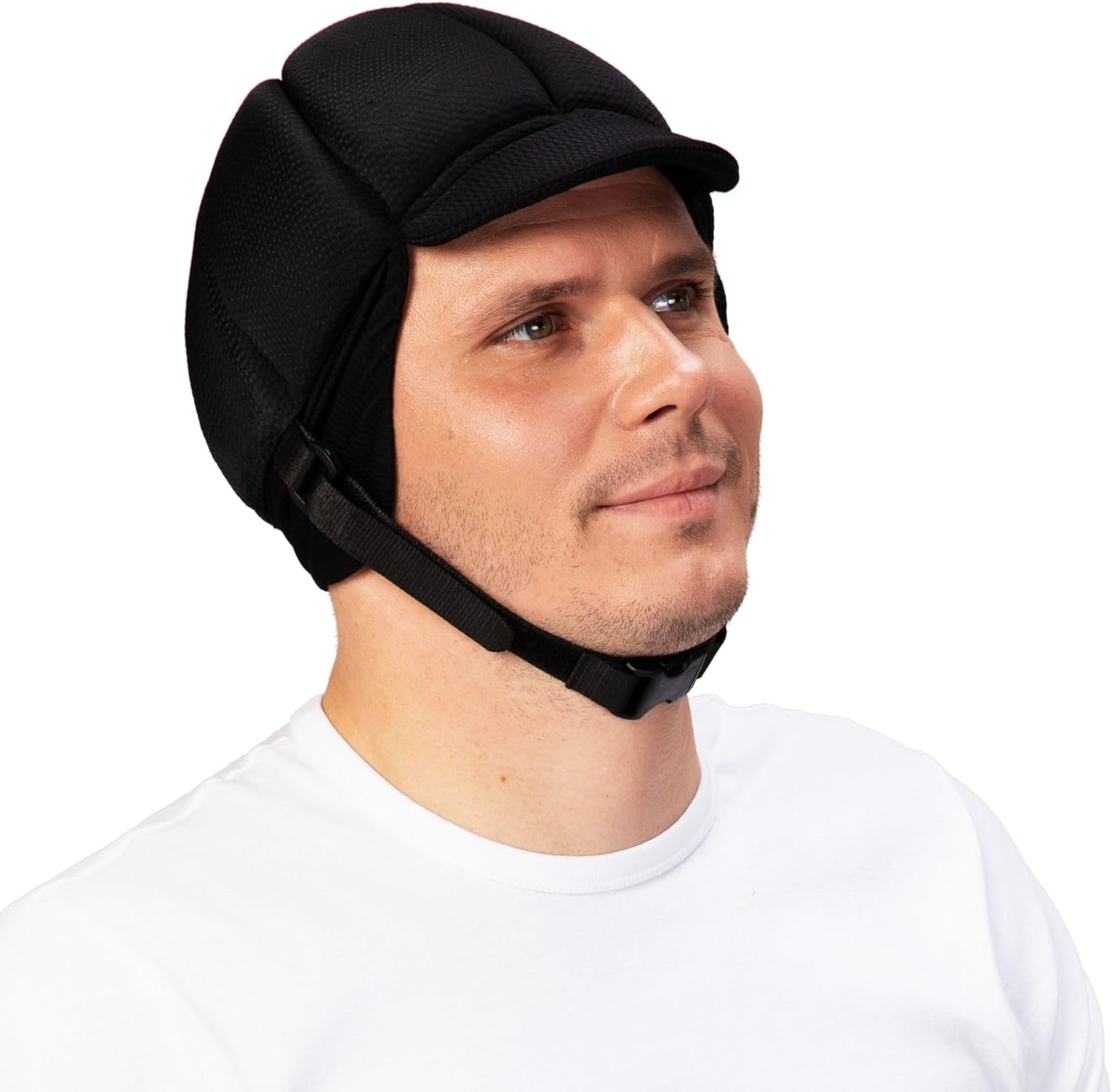 Ribcap Fox Black Medical Grade Soft Protective Helmet for Epilepsy Seizures - Impact Protection