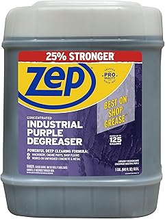 Zep Industrial Purple Cleaner and Degreaser Concentrate - 5 Gallon (Case of 1) R45815- Easy to Rinse Formula