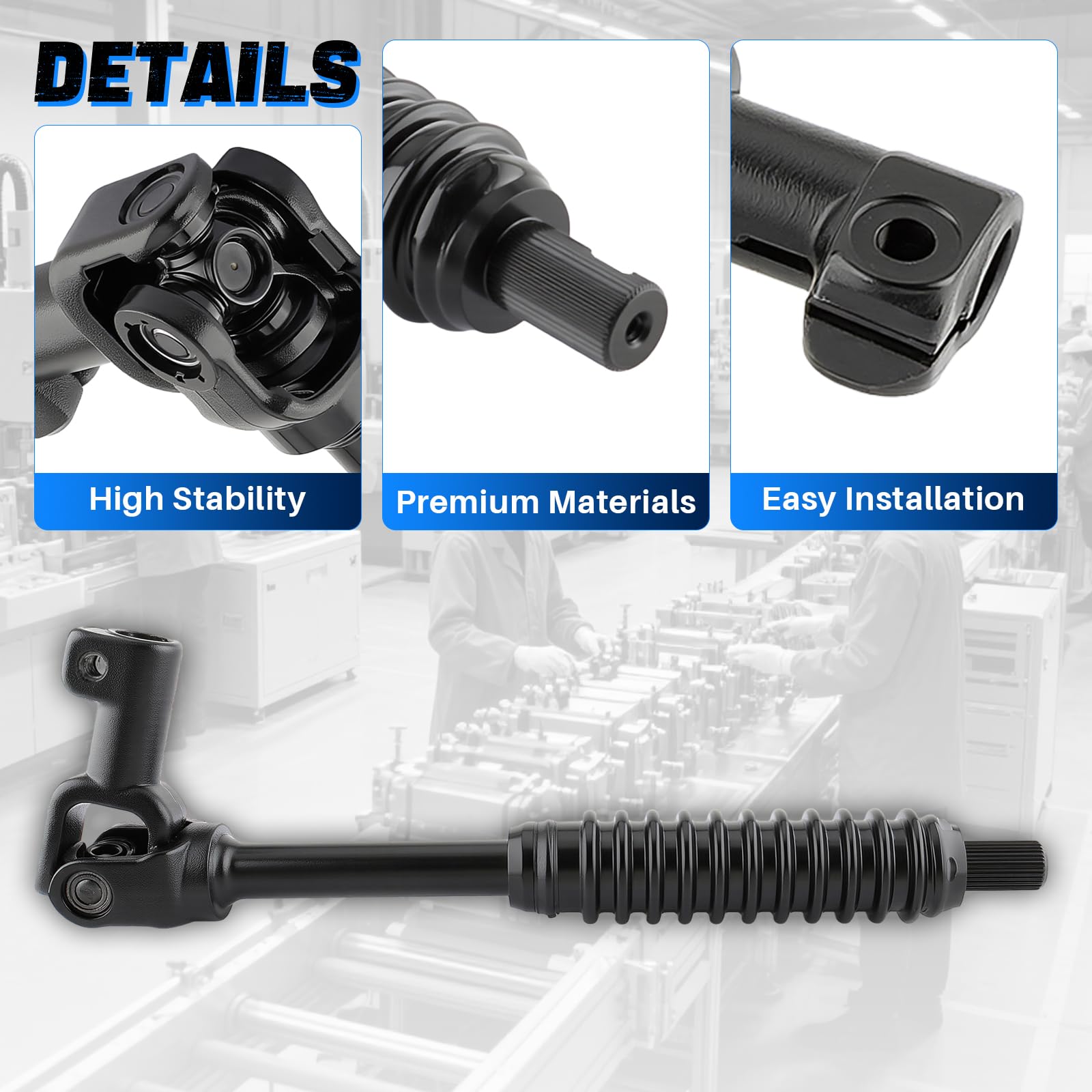 AUTOKAY 45203-04021 Albero sterzo inferiore compatibile con albero sterzo intermedio Tacoma 4WD 2005-2015