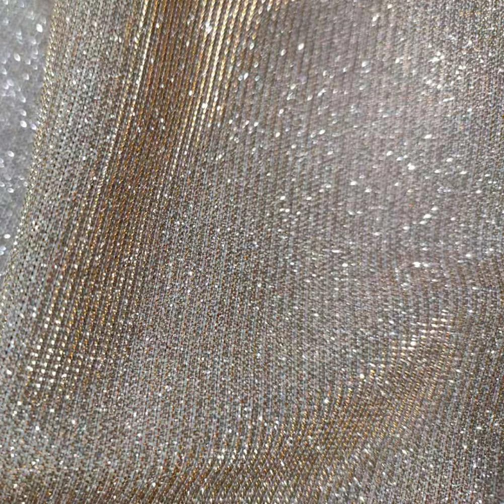 Tela de punto con purpurina, 3 m, venta por metros, purpurina en polvo, tela decorativa para coser, cinta decorativa para manualidades, costura, ropa, vestidos de boda, decoración, 145 cm de