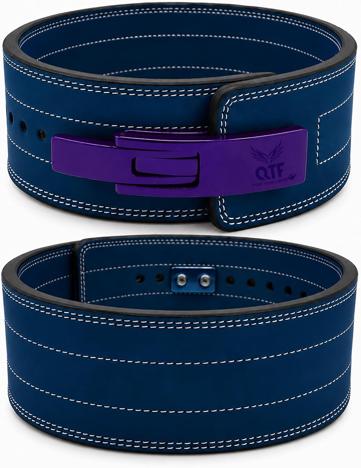 QTF Weight Lifting Lever Belt For Men and Women Made of Thick Leather Gym Training Belt Ideal for Weightlifting and Bodybuilding Squats and Deadlifts