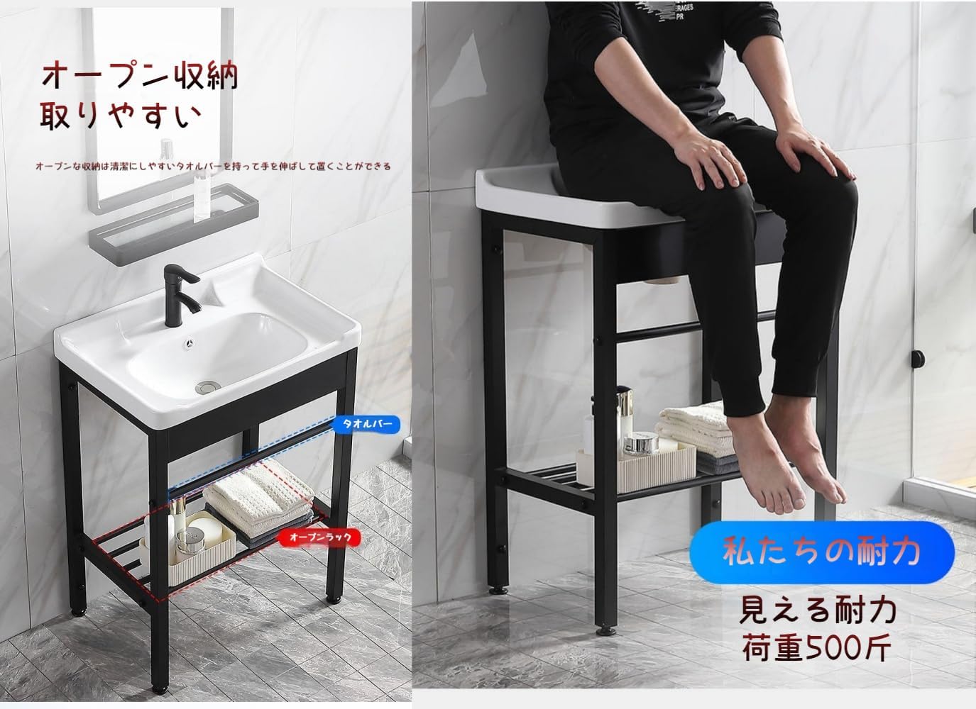 WGM新登場流し台 ガーデンシンク 屋外 多機能の流し台 キッチンシンク ステンレス製簡易 ホットおよびコールド蛇口付き キッチンシ