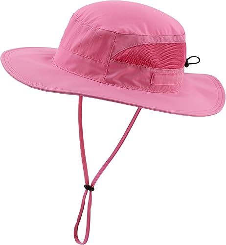 Connectyle Sombrero de sol UPF 50+ para mujer, protección UV, ala ancha, sombrero de pescador, sombreros de playa de verano, pesca, senderismo,