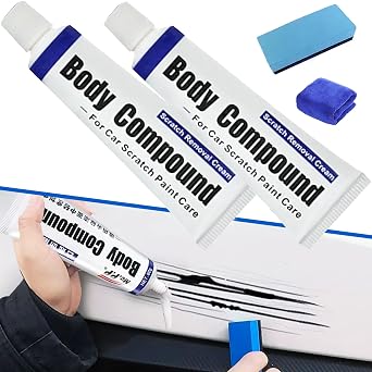 Body Compound Car Scratch Remover 2pcs - Professional Car Scratch Repair Agent,Car Scratch Removal Kit for Deep Scratches