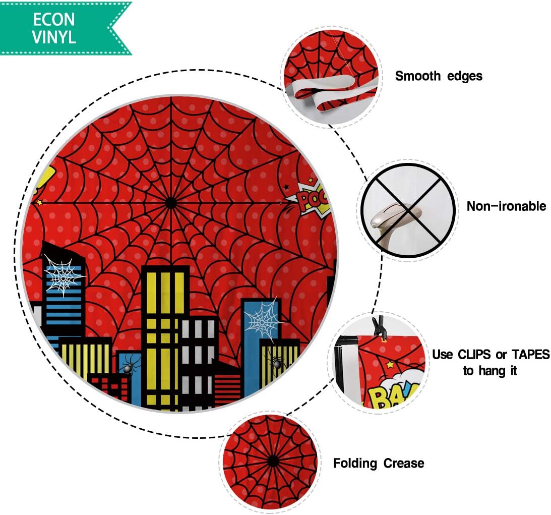 Special Allenjoy 82 x 59 Red Superhero Cityscape Themed Photography Backdrop for Boys1st Birthday Party Baby Shower Decorations Family Gathering Background Banner Favors Photo Shoot Photobooth Studio Props
