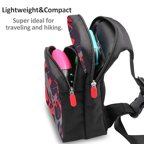 Miniatura 2 de AOPUTTRIVER Travel Bag for Nintendo Switch Nintendo Switch Storage Backpack Protective Storage Sling Backpack Shoulder Bag for Nintendo Switch,