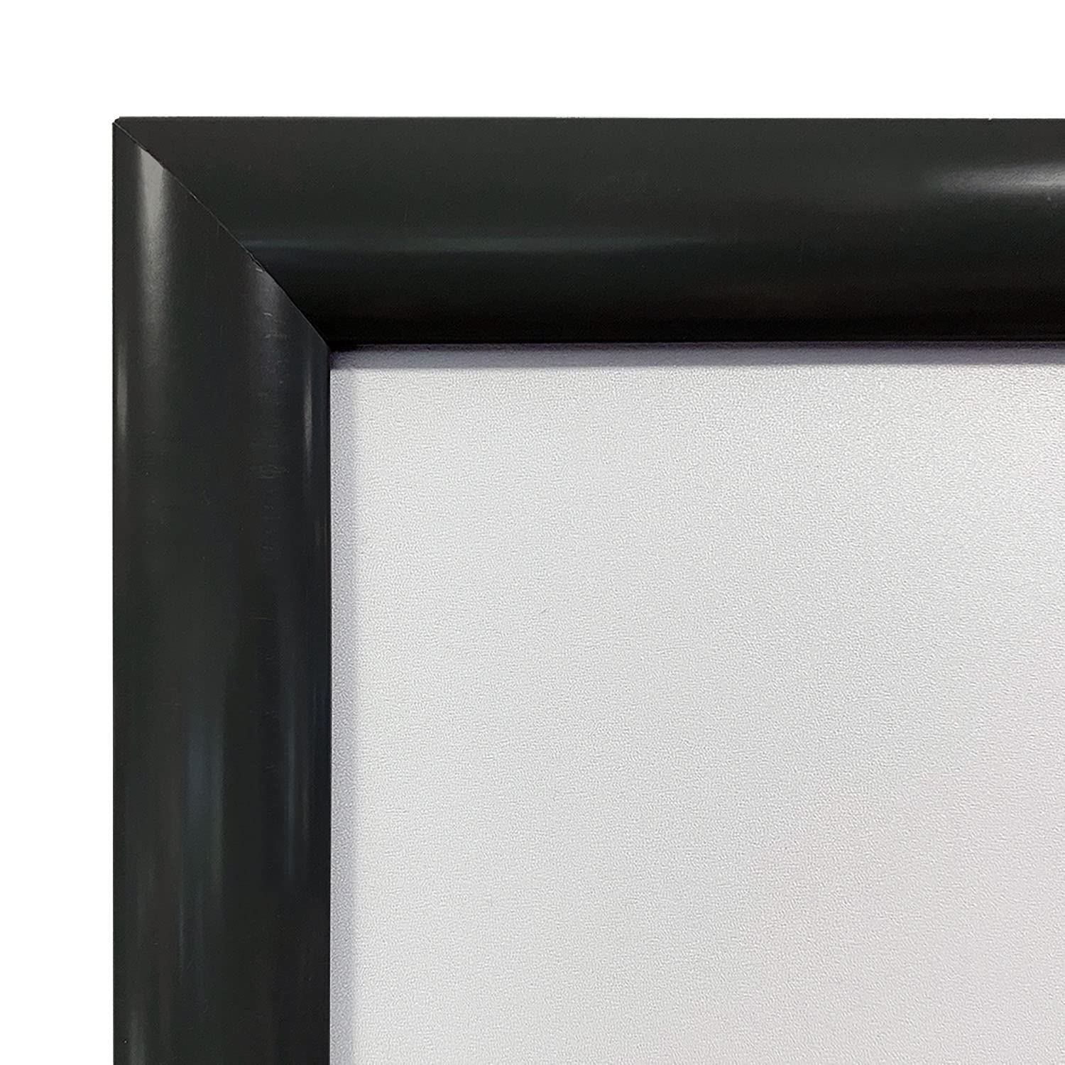 Cadre Encliquetable DisplayLager A1 - Profil Aluminium 25mm - Vitre Antireflet - Noir