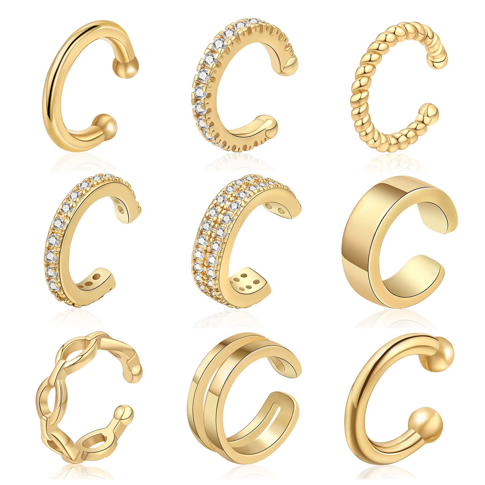 アクセサリー heres EAR CUFF GOLD ICE EAR CUFF 501 – h'eres