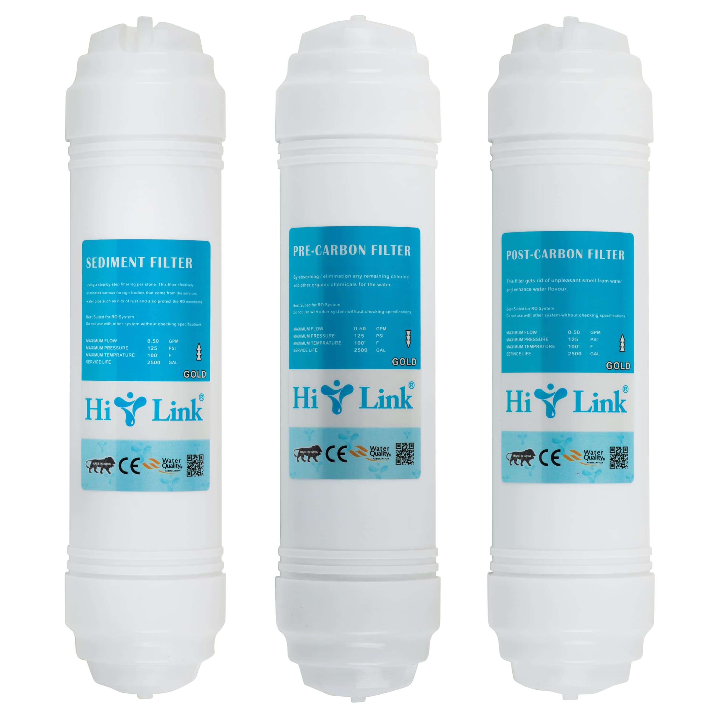 Buy HiLink® Pre Carbon Filter, Sediment Filter, Post Carbon Inline