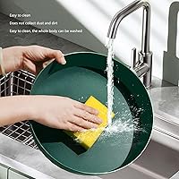 Vista 3 de Lazy Susan Turntable, Round 360 Rotating Spice Organizer Rack Multifunctional Spinning Lazy Susan Display Tray, Non Skid, for Kitchen Countertop