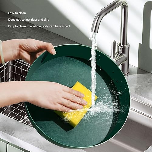 Miniatura 3 de Lazy Susan - Plato giratorio redondo de 360 grados, organizador de especias, bandeja giratoria multifuncional Lazy Susan, antideslizante, para