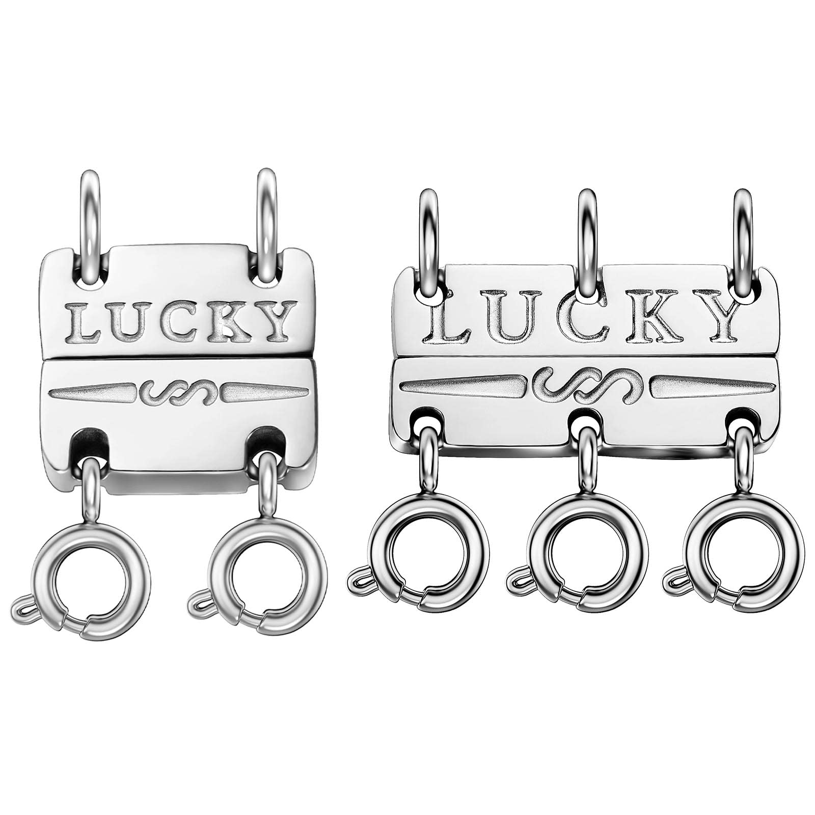 Lucky Necklace Layering Clasp, Magnetic Necklace Clasps and Closures
