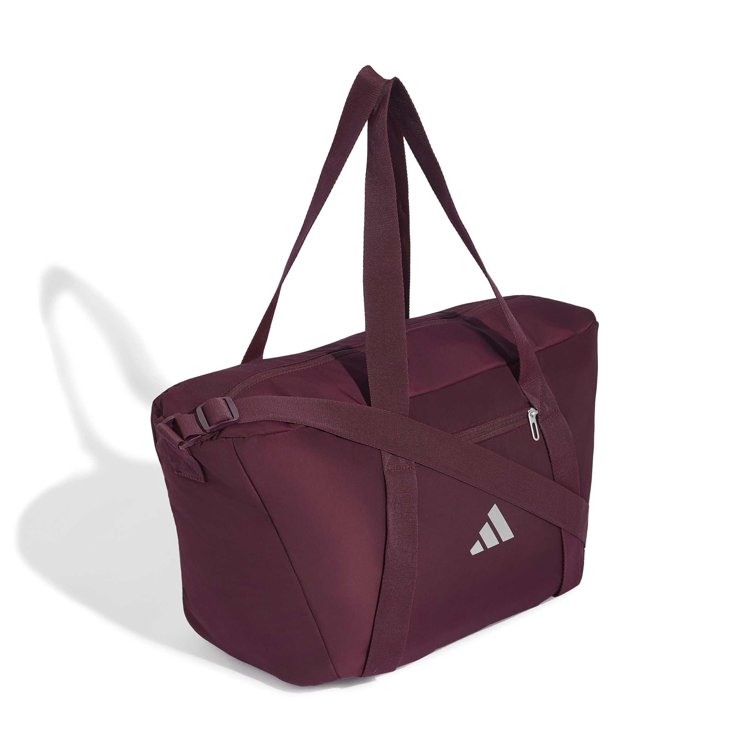 adidas Mujer Adidas Sport Bag Duffel_Bag, Maroon/Silver Met., One Size