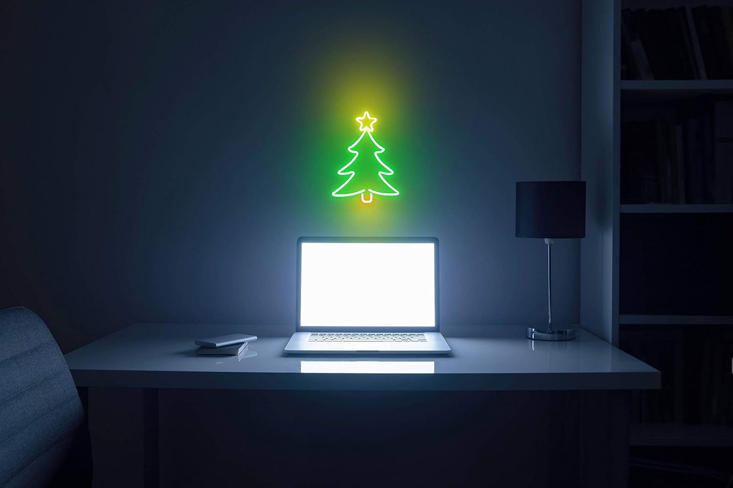 ADVPRO Christmas Tree and Star Flex Silicone LED Neon Sign st16s33-fnu0136-m1