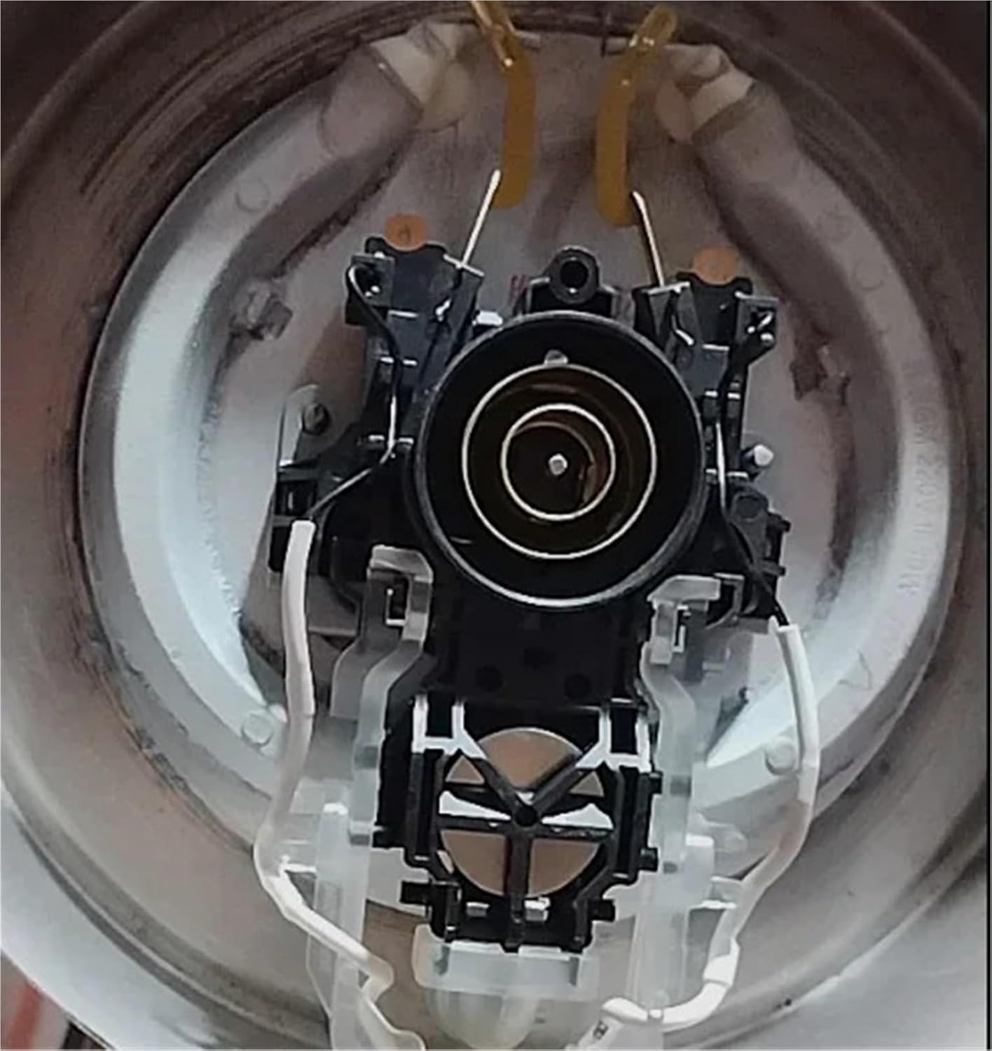 Thermostat installed inside a kettle base