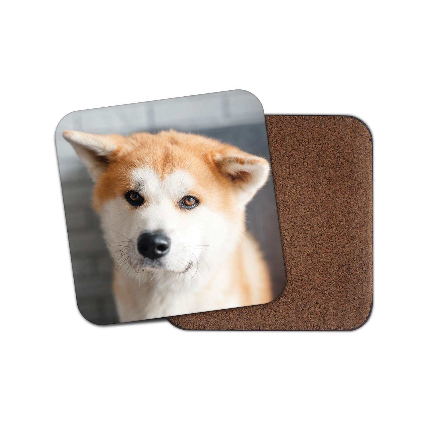 X Shiba Akita Inu Dog Coaster Ginger Japanese Puppy Desertcart