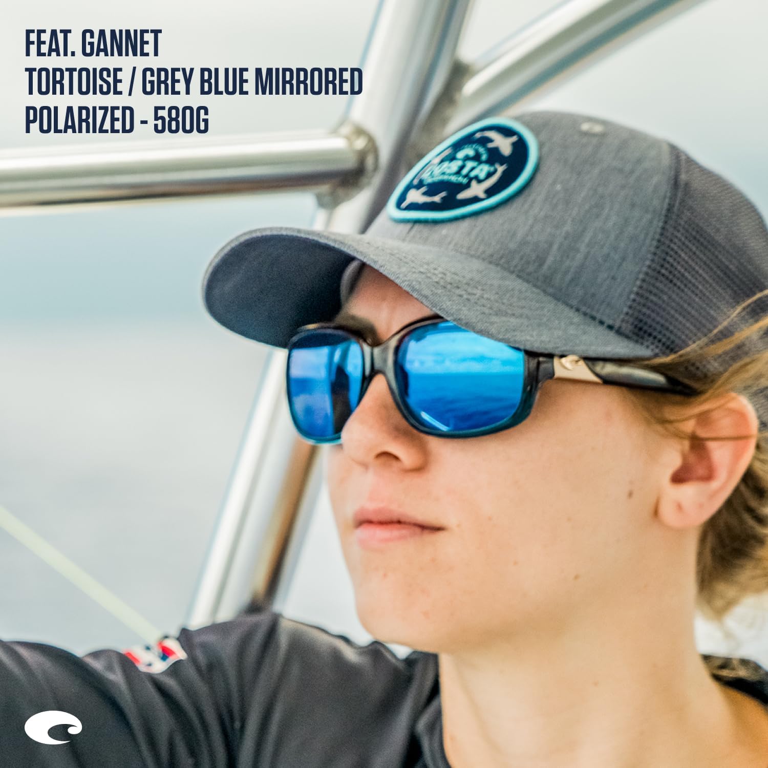 Costa Del Mar Womens Gannet Rectangular Sunglasses - Image 7