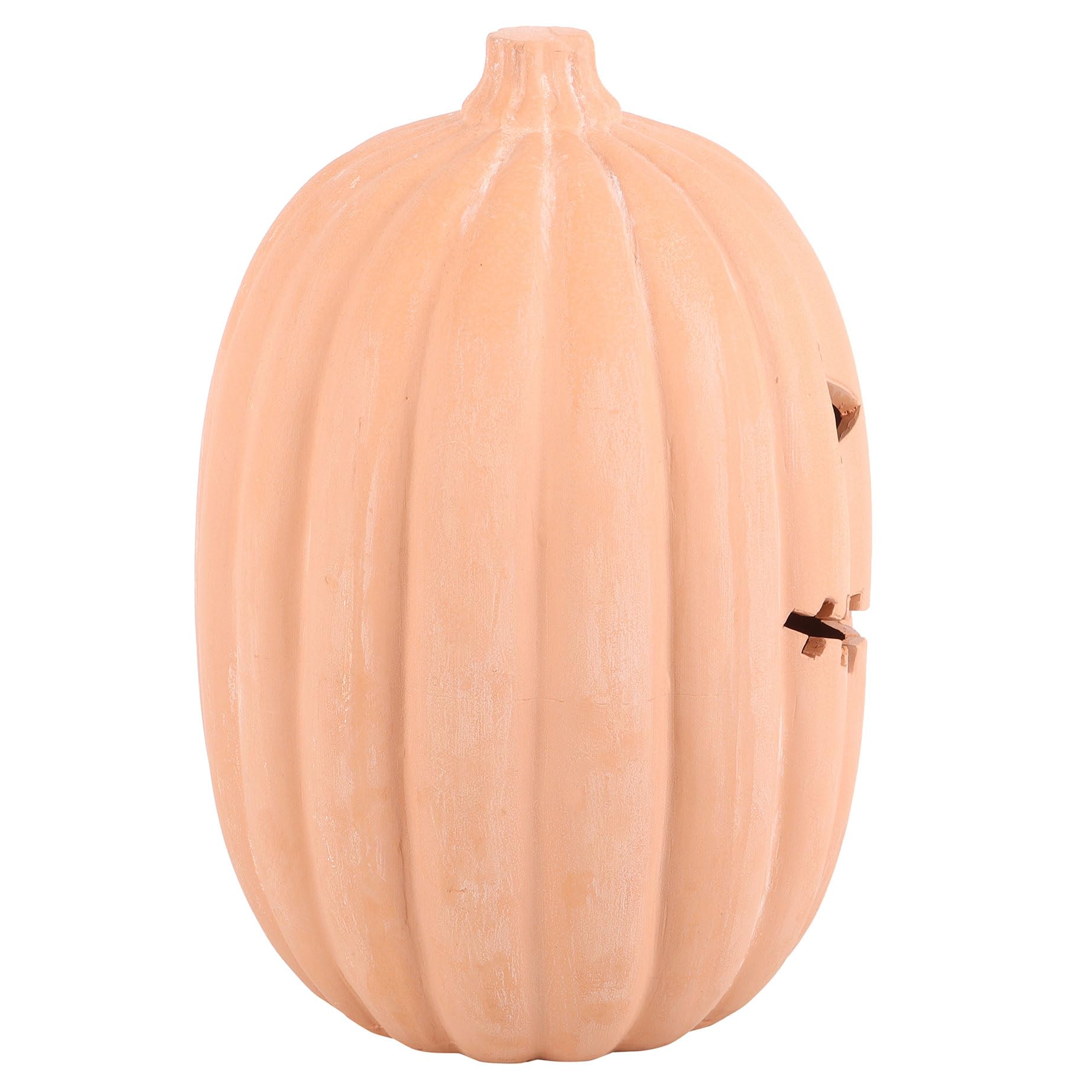 Something Different Wholesale 30 cm Terrakotta-Kürbis-Dekoration: stressfreies Halloween-Dekor - Unordentlicher, dauerhafter Charme - Vielseitiges Display für den Innen- und Außenbereich - auffällige