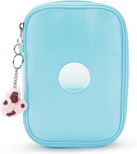 Miniatura 35 de Kipling Sabian - Mini bolso cruzado impreso, Negro Tonal, 1 Unidad (Paquete de 1), Casual Negro Tonal,Aqua Tides Metallic,cielo brillante,Caramelo