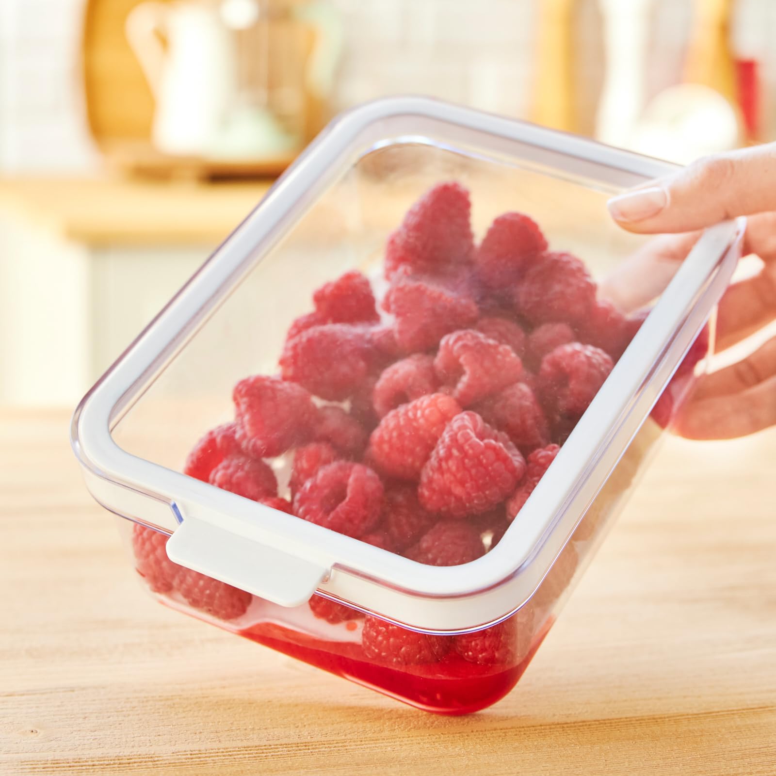 Rotho Cauma Set KS Organizer 5 pz. CAUMA, Plastica (PP) senza BPA, bianco/trasparente (31,4 x 22,4 x 23,5 cm)