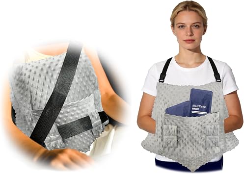 Hysterectomy Pillow Set with Seatbelt Cushion & 2 Gel Packs, for Soothing Relief - After Hysterectomy Recovery Must Haves - Post C Section & Abdominal Surgery Pillow