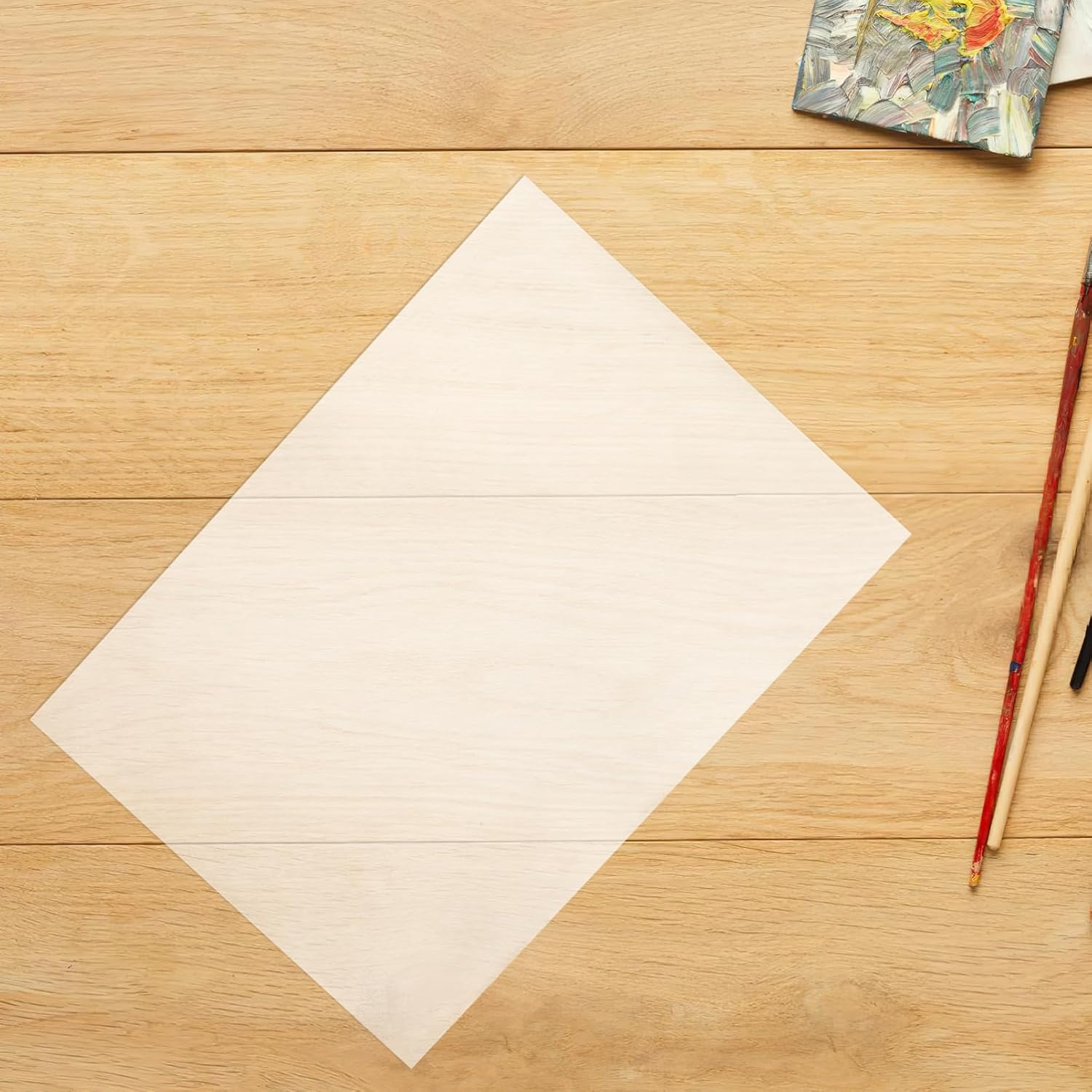 DIYEAH 50sheets Tracing Paper Translucent Drawing Transfer Sheets for Sketching Crafting and Scrapbooking for Artists Designers and