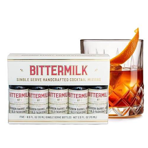Miniatura 9 de Bittermilk No.3 Mezcla agria de whisky de miel ahumada para cócteles, mezcla agridulce, jarabe de miel ahumada para cócteles, mezclador de cóctel