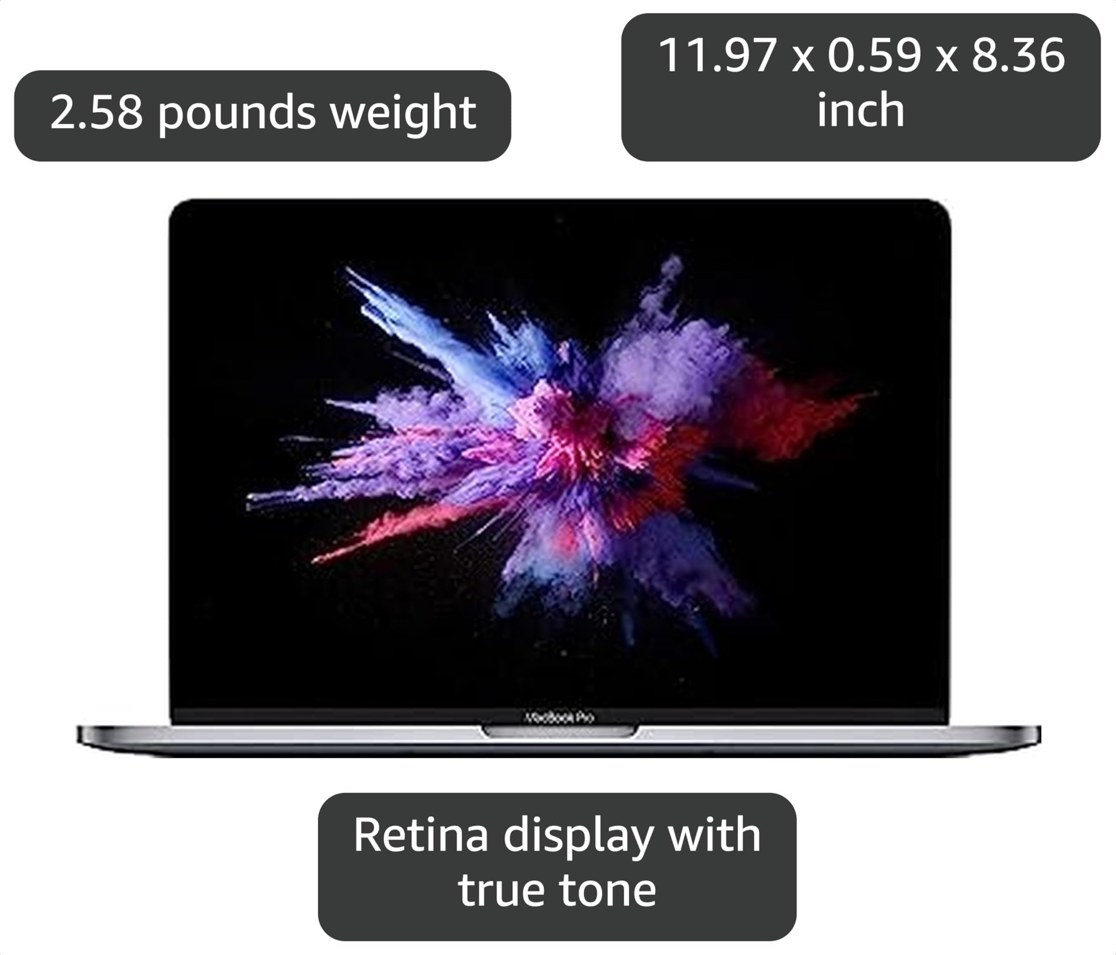 Amazon.com: New Apple MacBook Pro (13-inch, 8GB RAM, 256GB Storage