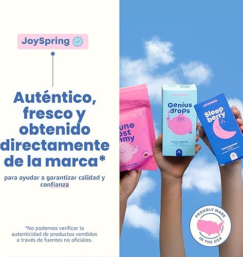Vista 9 de JoySpring Gomitas de azafrán para niños Extracto de azafrán con suplementos GABA que ofrecen apoyo al estado de ánimo y calma las rabietas