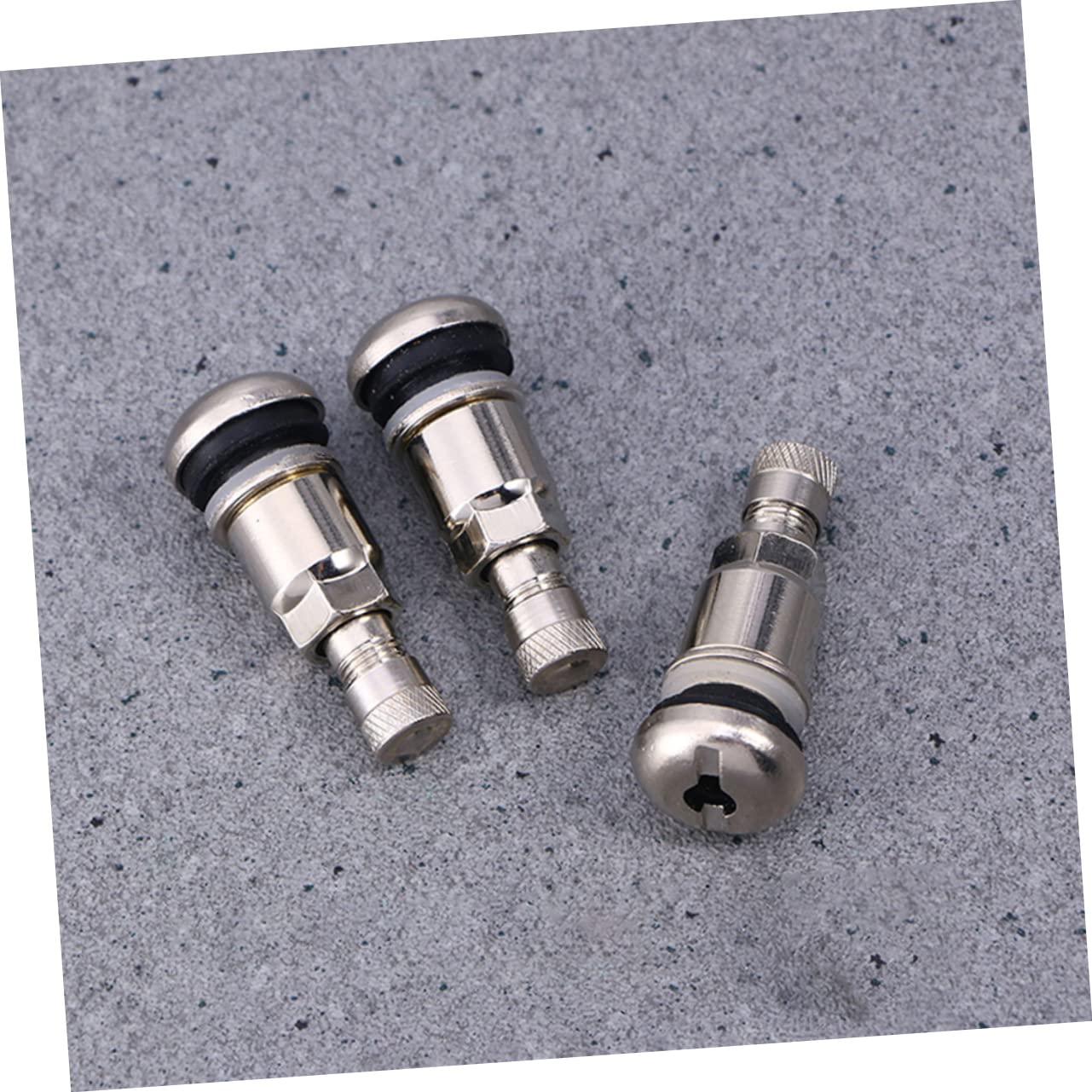 Bouchons de Valve pour Pneus de Voiture en Acier Inoxydable 12 Pièces