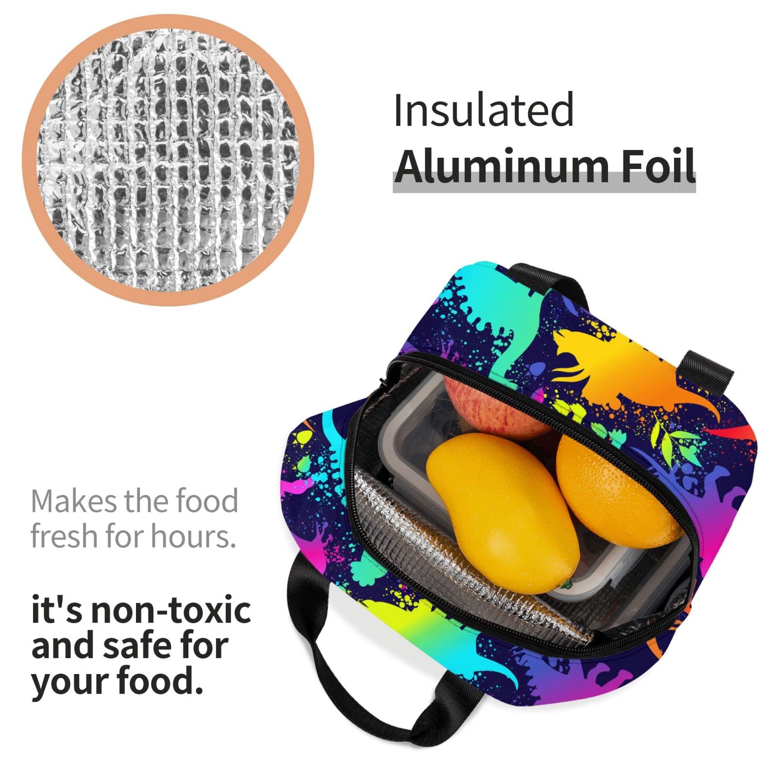Borsa porta pranzo - Borsa portavivande a contenitori per il pranzo - eBayBorsa pranzo - Borsa per il pranzo con tigre tropicale per donne e uomini : Borsa Termica Pranzo