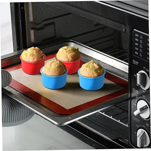 Miniatura 5 de 12 moldes de silicona para tartas, molde redondo antiadherente de silicona de 4 pulgadas, molde para hornear fácil de limpiar para cocina