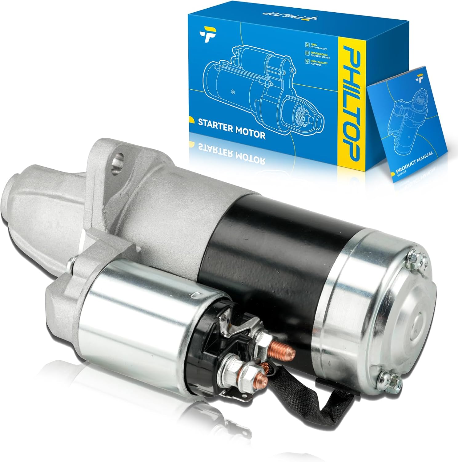 PHILTOP Starter Replacement for 1998-2002 Subaru Forester Automatic, 1997-2003 Impreza Automatic 17723N 1.4KW M1T84481 23300AA390 17723 23300AA390R1 M1T86481 91273282 177238 19135519 MPA17723