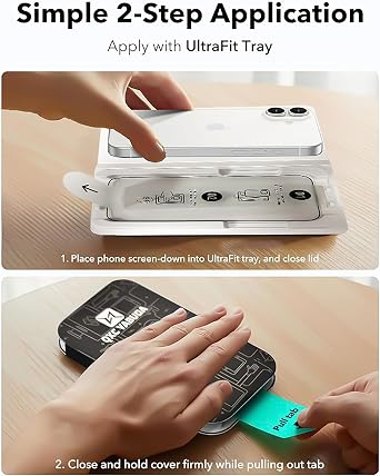 Privacy Screen Protector for iPhone 15 Plus 6.7 Inch,Anti-Spy[Anti-Peeping],Full Screen Tempered Glass,[Auto Alignment Kit],Bubble Free,Compatible with iPhone 14 pro Max,15 Plus,16 Plus,Case Friendly