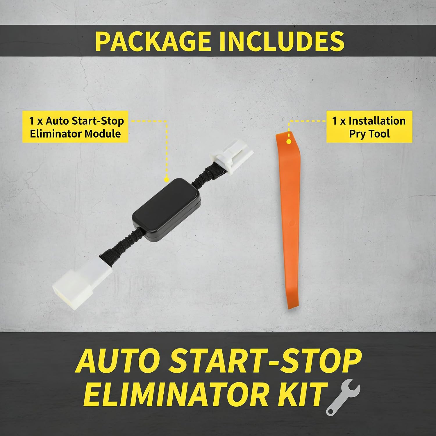 Auto Start Stop Eliminator Compatible with Toyota Tacoma 2024 2025 2026, Disable A-Off Idle Engine Disabler/Canceller, Plug & Play Autostop Harness Module