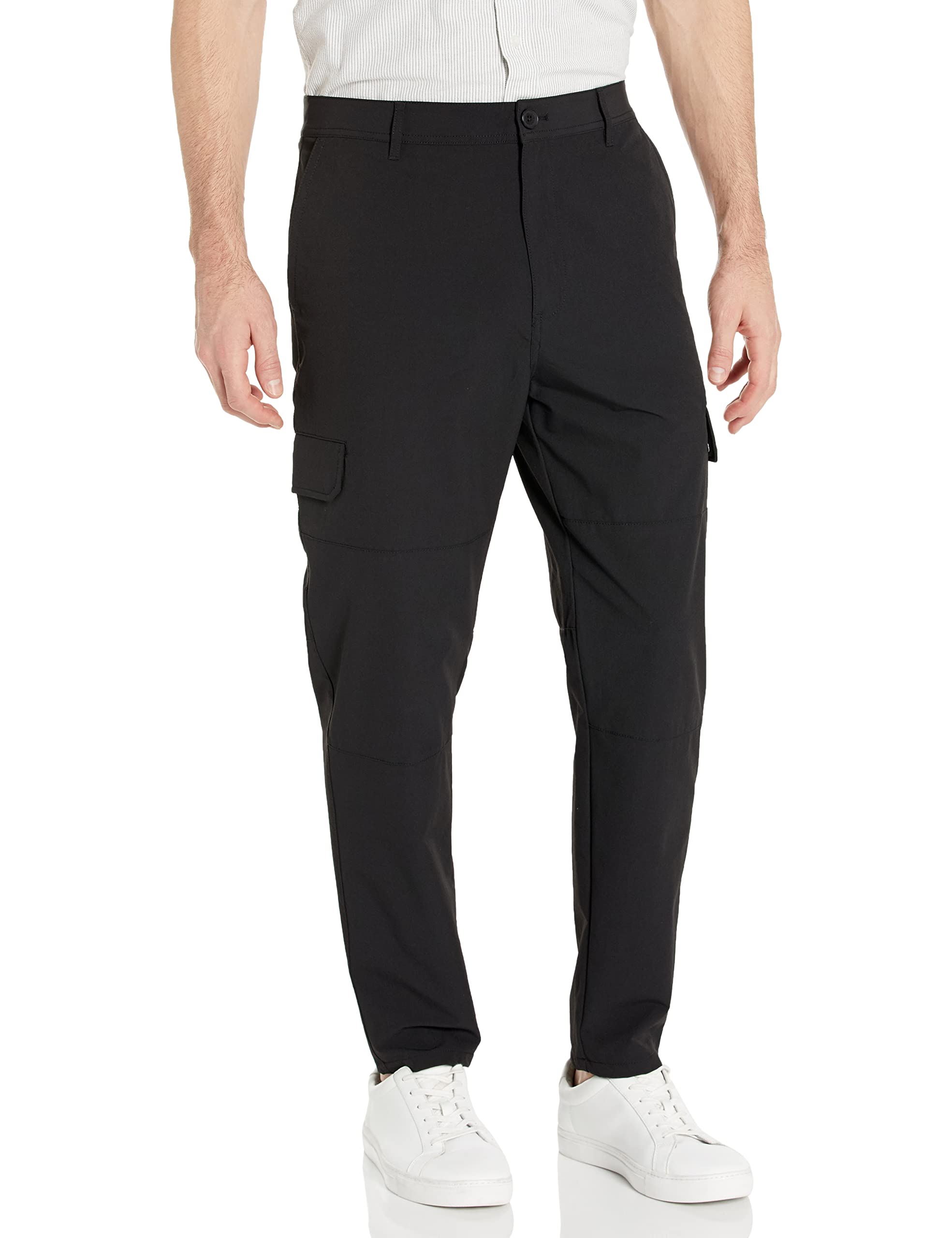 Armani Exchange Mens Cargo Patched Stitching Trouser Pants