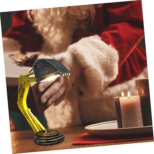 Miniatura 9 de DOITOOL Lámparas de escritorio de pie Lámpara de acento dormitorio luz de sueño Decoración de construcción para habitación de niños, excavadora, luz