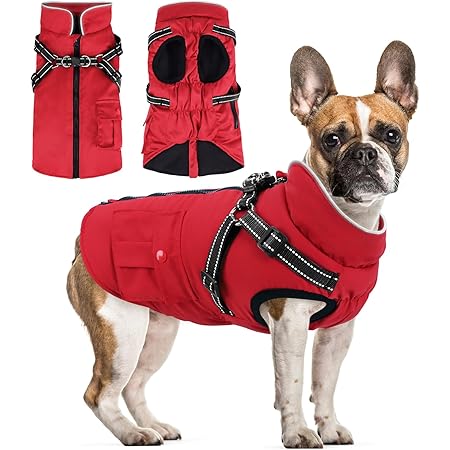 Savlot Hundemantel Winter - Reflektierende Wasserdichte Jacke Für Hunde