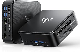 NiPoGi ミニpc AMD Ryzen 7 7730U 4.5GHz 16GB RAM+512GB SSD（64GB+4TB拡張対応） | 【6650H/5825Uより倍速い】8C/16T 最大4.5GHz Win11 Proニパソコンフル機能 Type-C 3画面 4K出力 WiFi 6 BT5.2 USB3.0×6 高放熱 静音設計 高性能ミニPC E3B