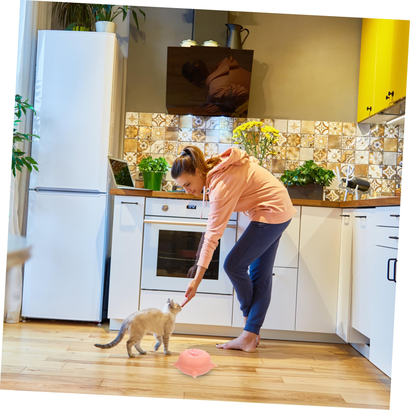 Toyvian Biberon per Cuccioli e Gattini in Silicone Rosa, Elastico e Facile da Riporre, per L’Allattamento di Piccoli Animali e Addestramento | Mangiatoia per Cuccioli, Feeder Multi-Ugelli per Cani e Gatti, Contenitore per Latte per Piccoli Animali