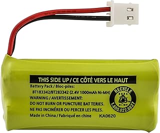 Kastar 1-Pack BT183342 / BT283342 Battery Replacement for Vtech CS6114 CS6114-2 CS6114-11 CS6124 CS6124-2 CS6124-21 CS6199-42 CS6309 CS6319 CS6319-2 CS6319-3 CS6319-5 CS6328 CS6329 CS6329-2