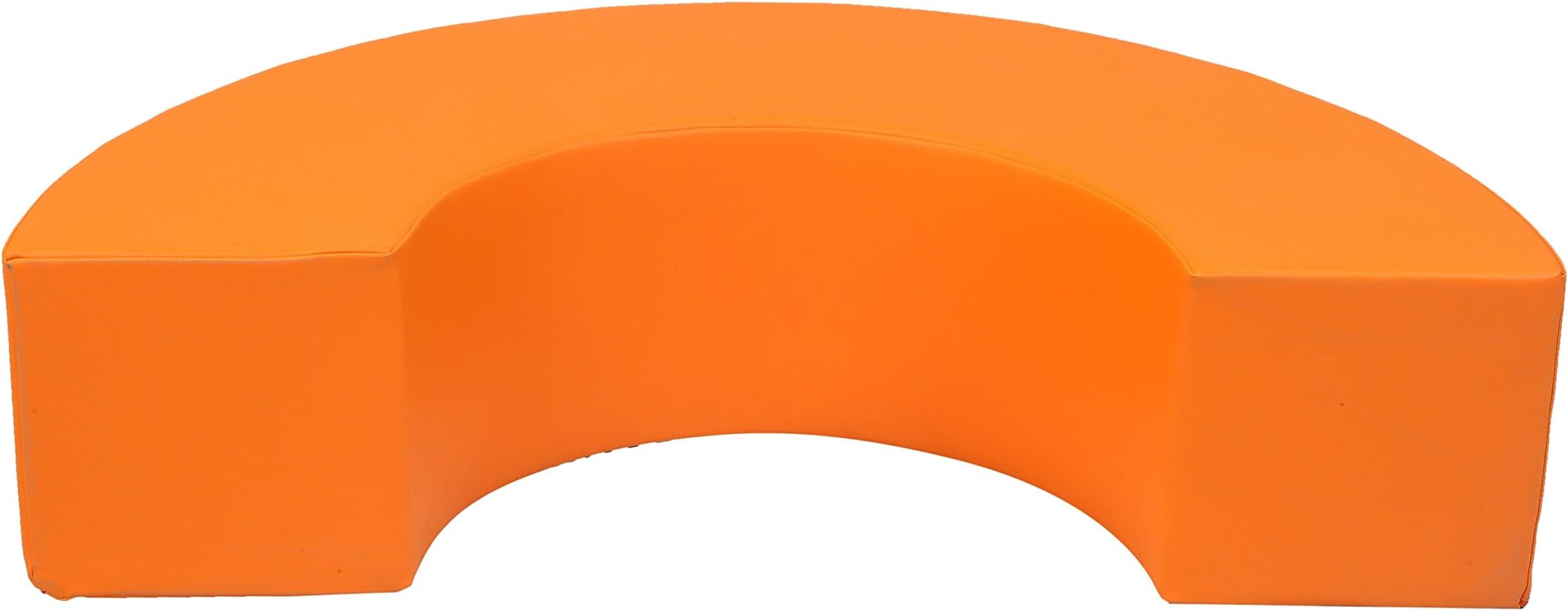 Arched Three Seater Sofa (Orange)