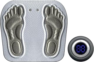 EMS Fußstimulator Gerät, Fußmassagepad mit Mehreren Modi, Tiefengewebsmassage Für Körperpflege Männer Frauen Mama Papa, Geeignet Für Yoga Studio Arbeitsplatz Wohnzimmer Nachttisch Hotel, 33x29x1cm