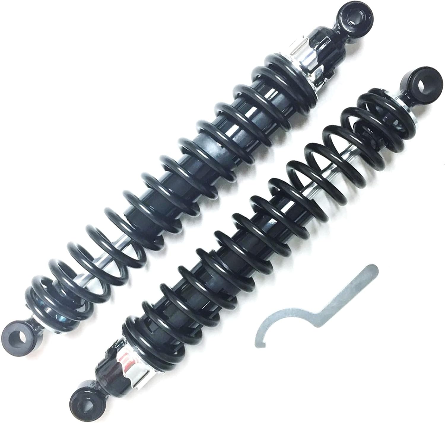 DTA 2 Rear Complete Coil-over Springs Shocks OE Replacement Compatible with 1998-2004 Honda TRX450 Foreman 450 4x4, Progressive Style