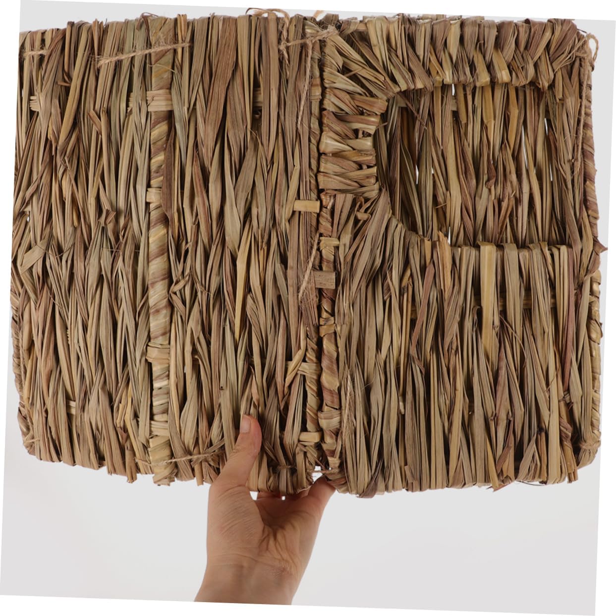 BESPORTBLE Bunny Things for Cage 2pcs Guinea Pig Hideout Grass Rabbit House Chinchilla Cage Accessory Pet Hideaway