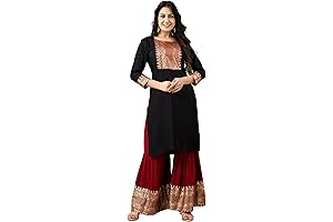 Premium Maroon Suit Set for Women with Sharara