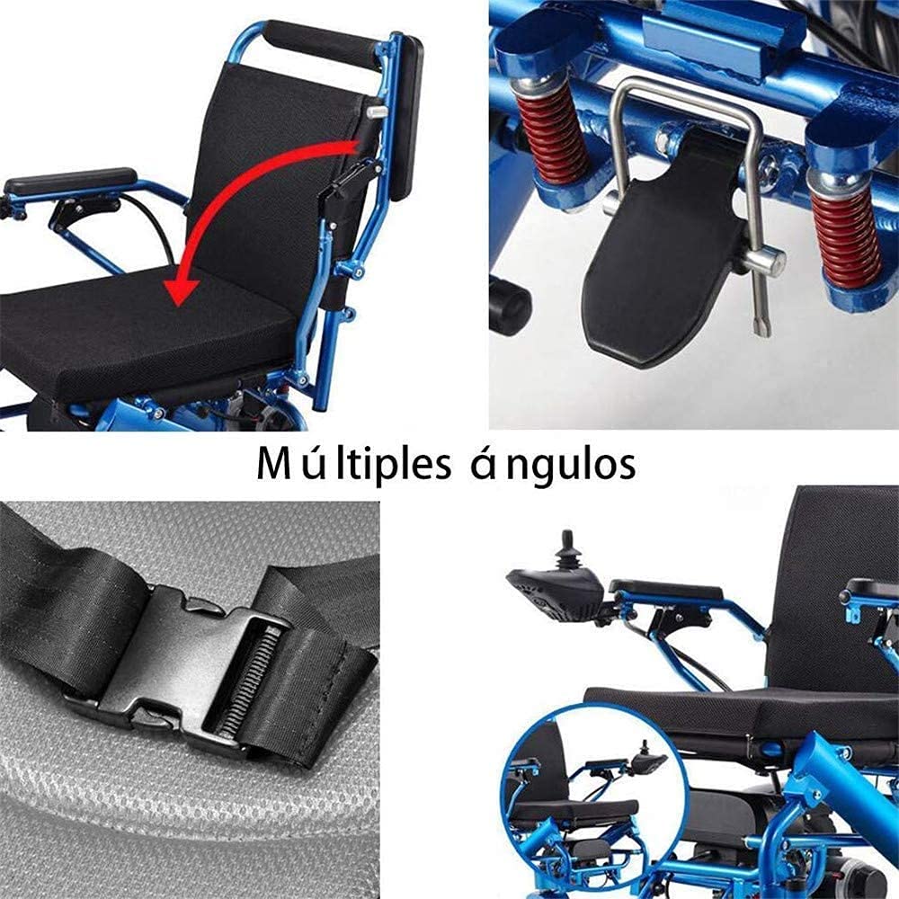 Silla de Ruedas eléctrica de Aluminio Plegable - Prim Ancho de Asiento 45 cm